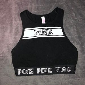 Black PINK sports bra